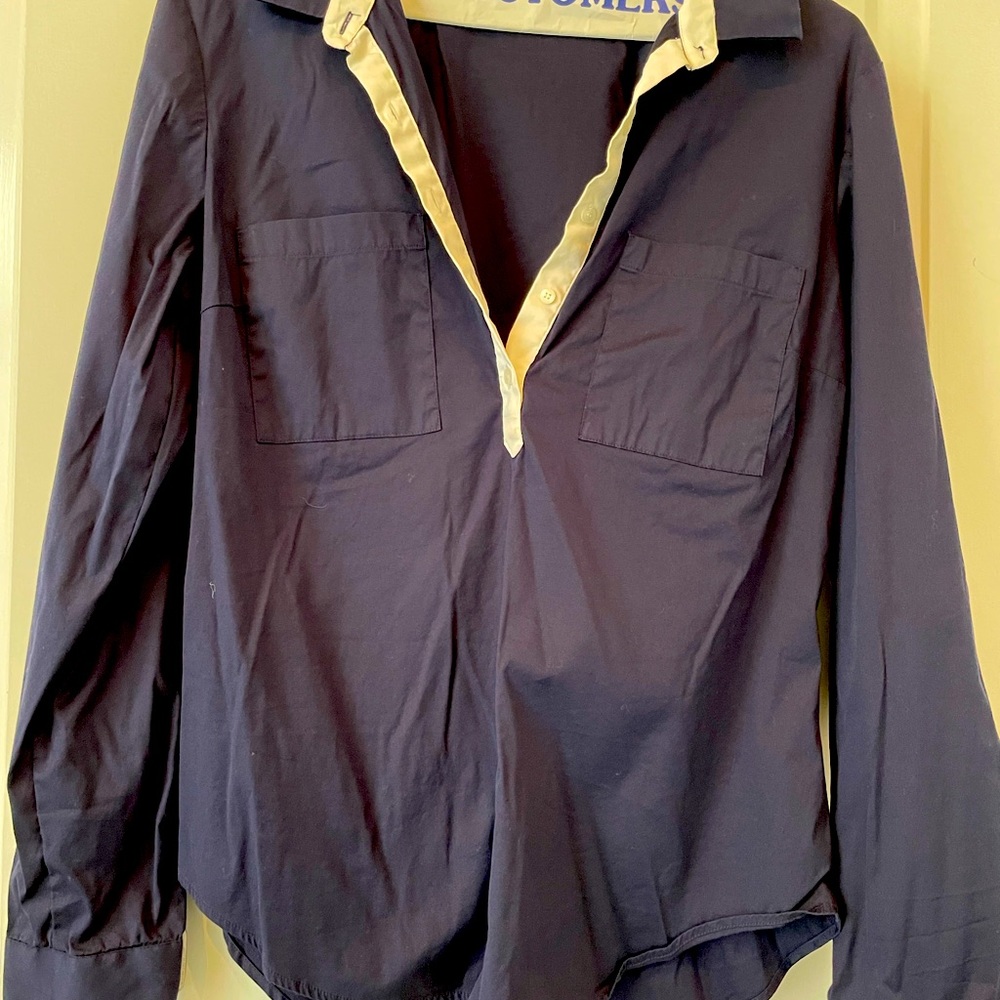 Zara Womens Navy shirt Size L